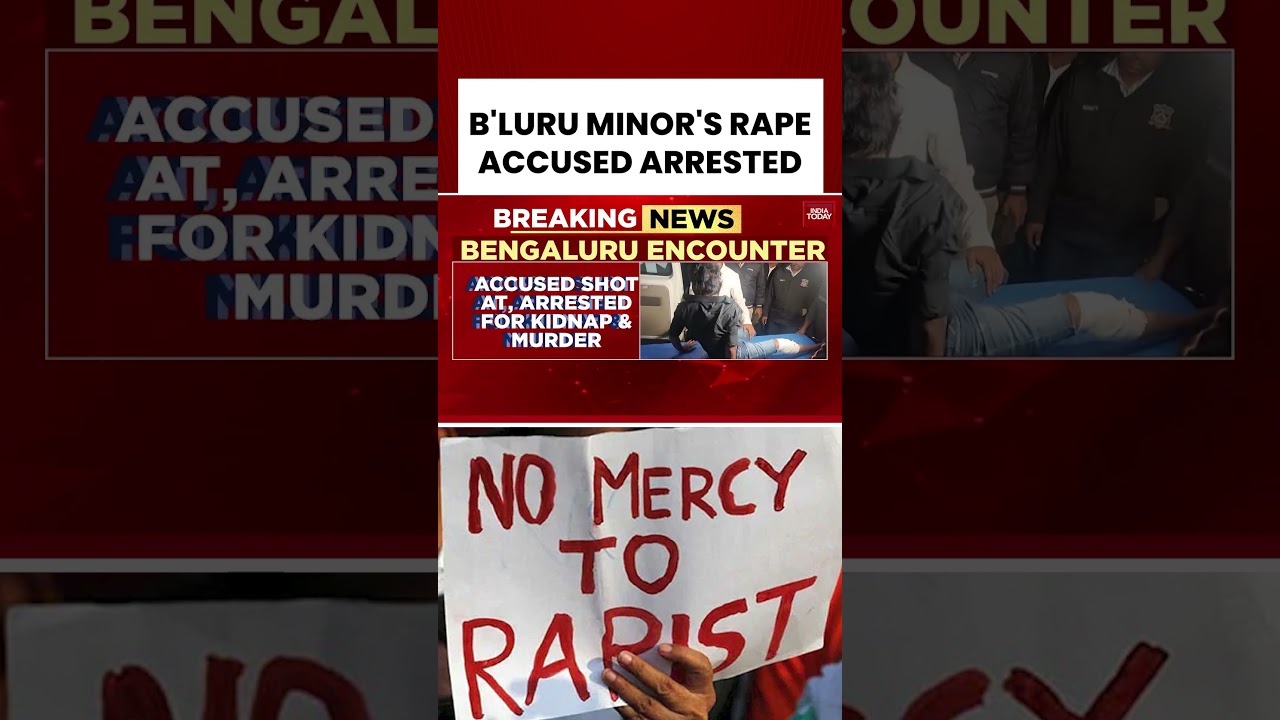 Bengaluru Minor's Murder: Accused Shot, Arrested In Dramatic Police Encounter | India Today