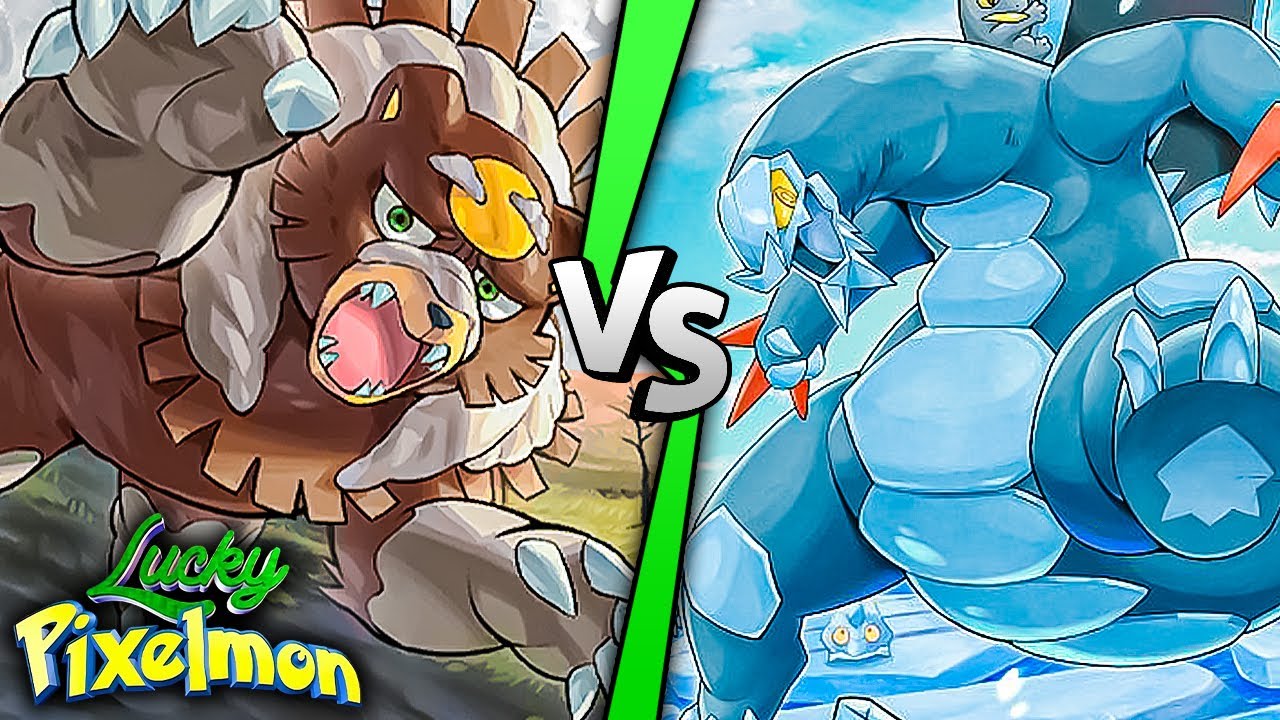 Minecraft LUCKY PIXELMON - URSALUNA vs BAXCALIBUR ! Desisto...