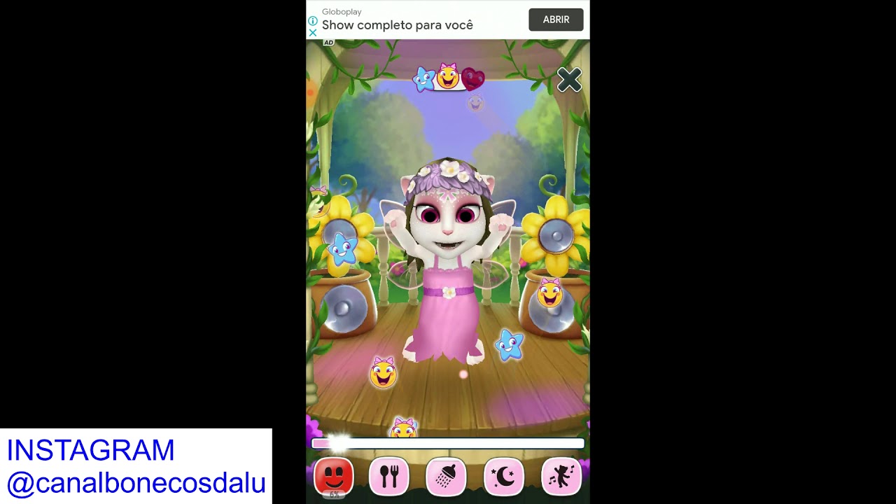 Talking Angela - Brincando, Maquiando, Dançando e Jogando Minigames (parte 10) Jogo/Game