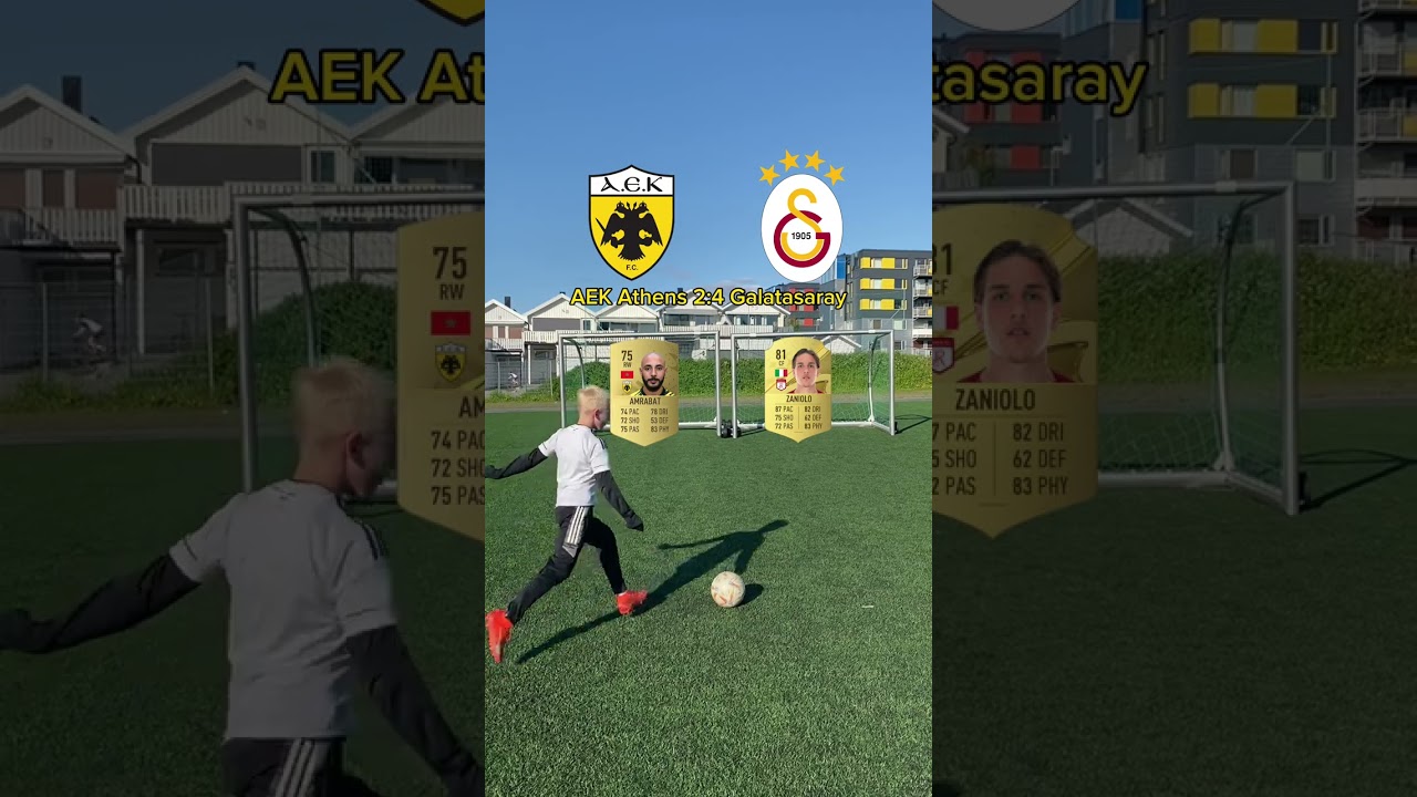 AEK Athens vs Galatasaray Who Is better #s&uuml;perlig#turkey#greece#galatasaray#athens#football#shorts