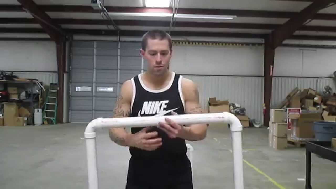 Homemade Dip station workout.How To make!!!