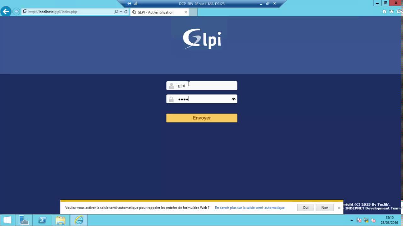 La mise en place du GLPI avec FusionInventory.