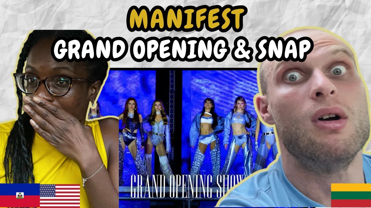 REACTION TO manifest - Grand Opening Show & Snap (Live Performance) İstanbul Fest