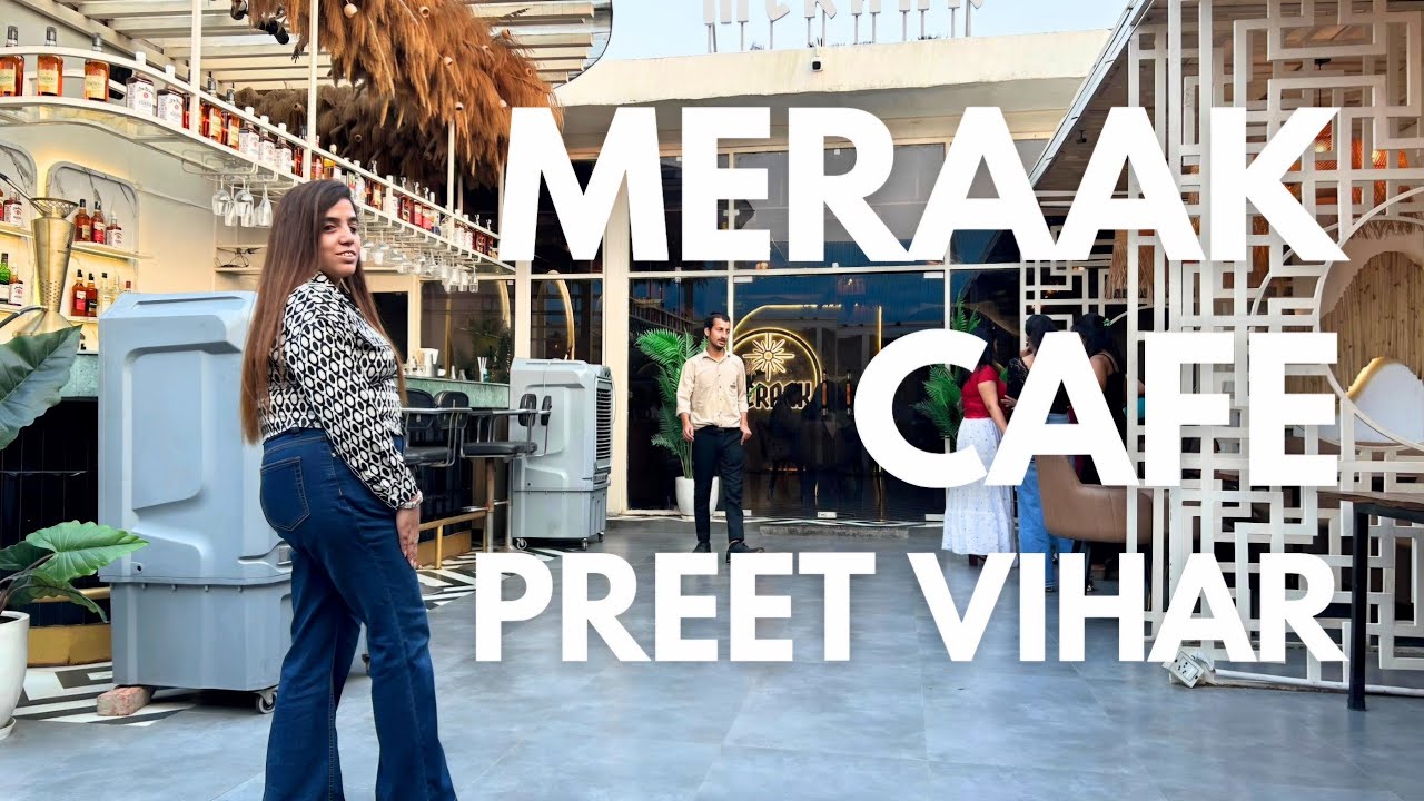 Meraak Cafe Preet Vihar | Cafe in Preet Vihar | East Delhi Cafe | Rooftop Cafe in East Delhi