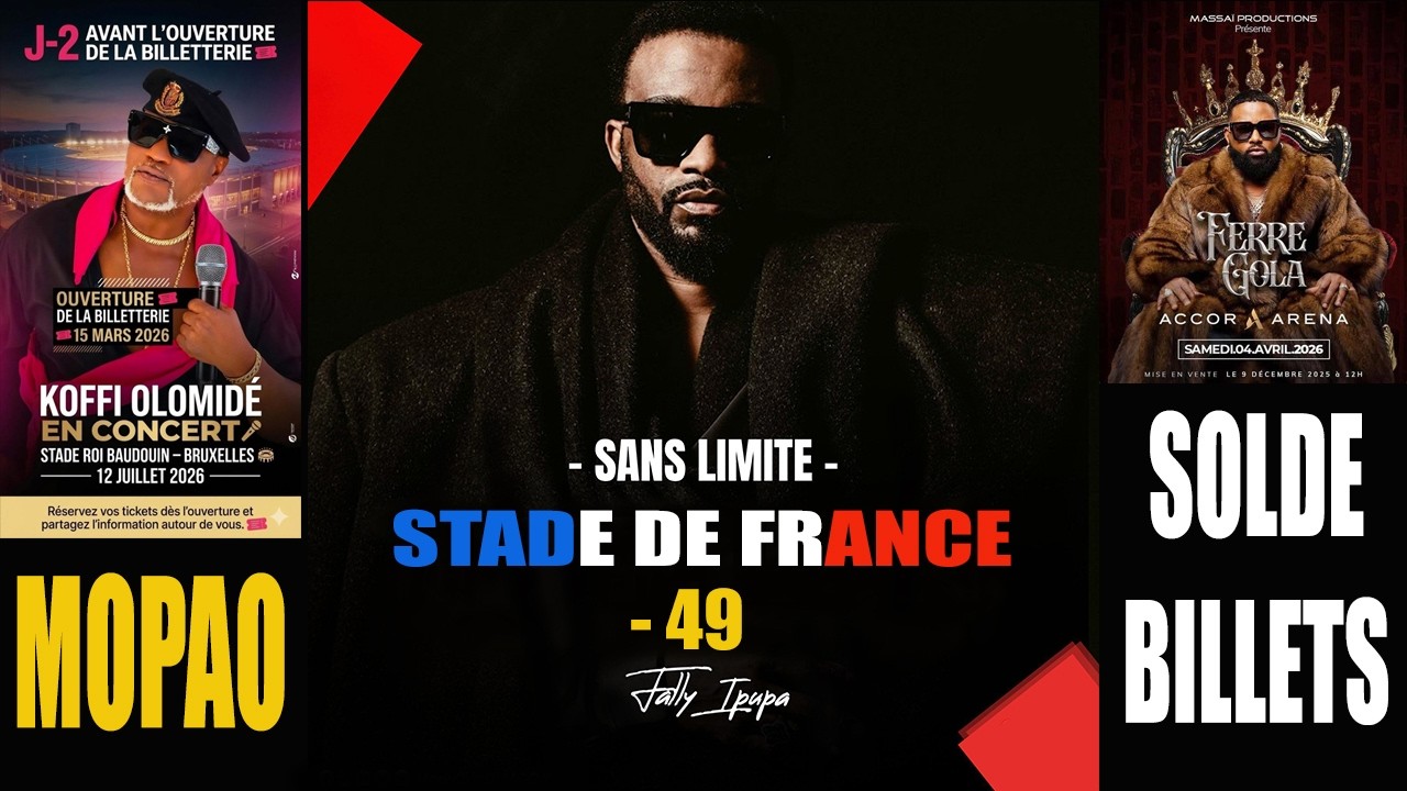 🔴FALLY PREPARATION STADE FRANCE, FERRE CONCERT ANNULE SUD AFRIQUE, KOFFI CHEZ SANGO MAWA NA MORGUE