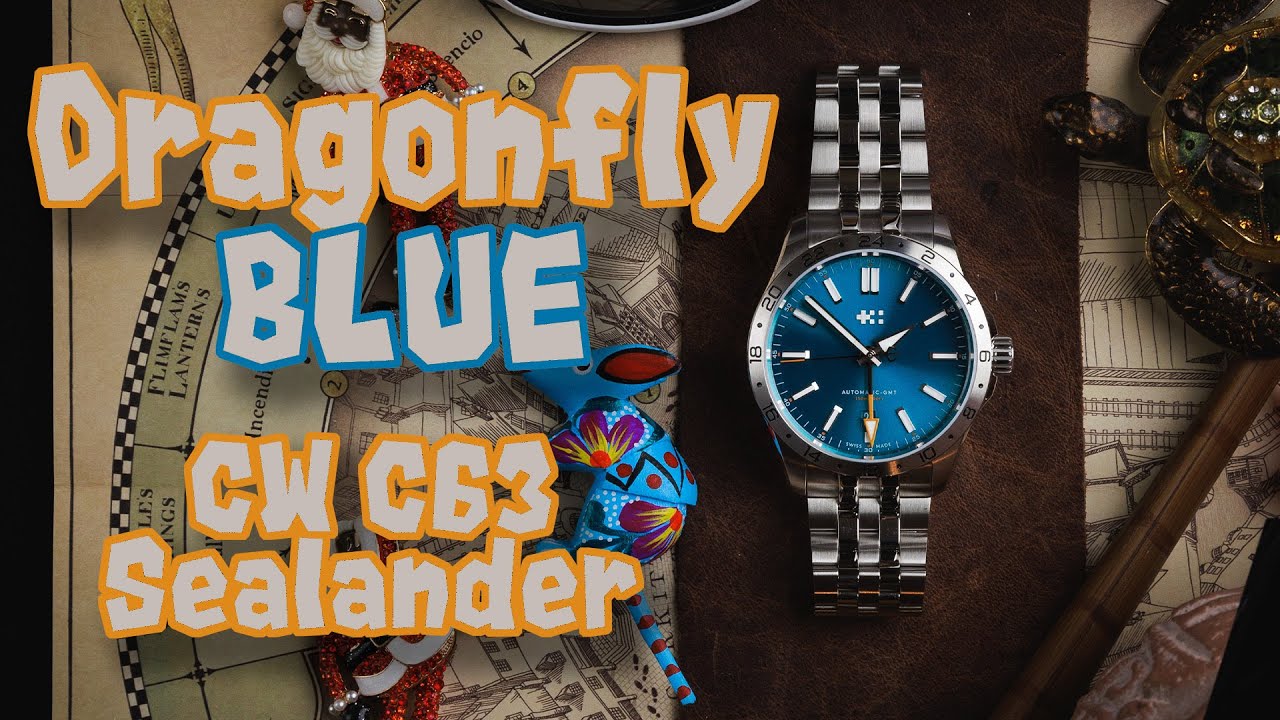 BEST Blue Dial Of 2023! Christopher Ward C63 GMT Dragonfly Blue Review!