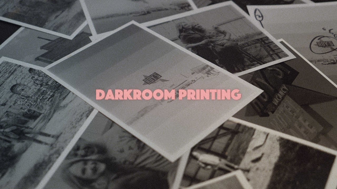 Darkroom Printing : Just Start Something!!!!