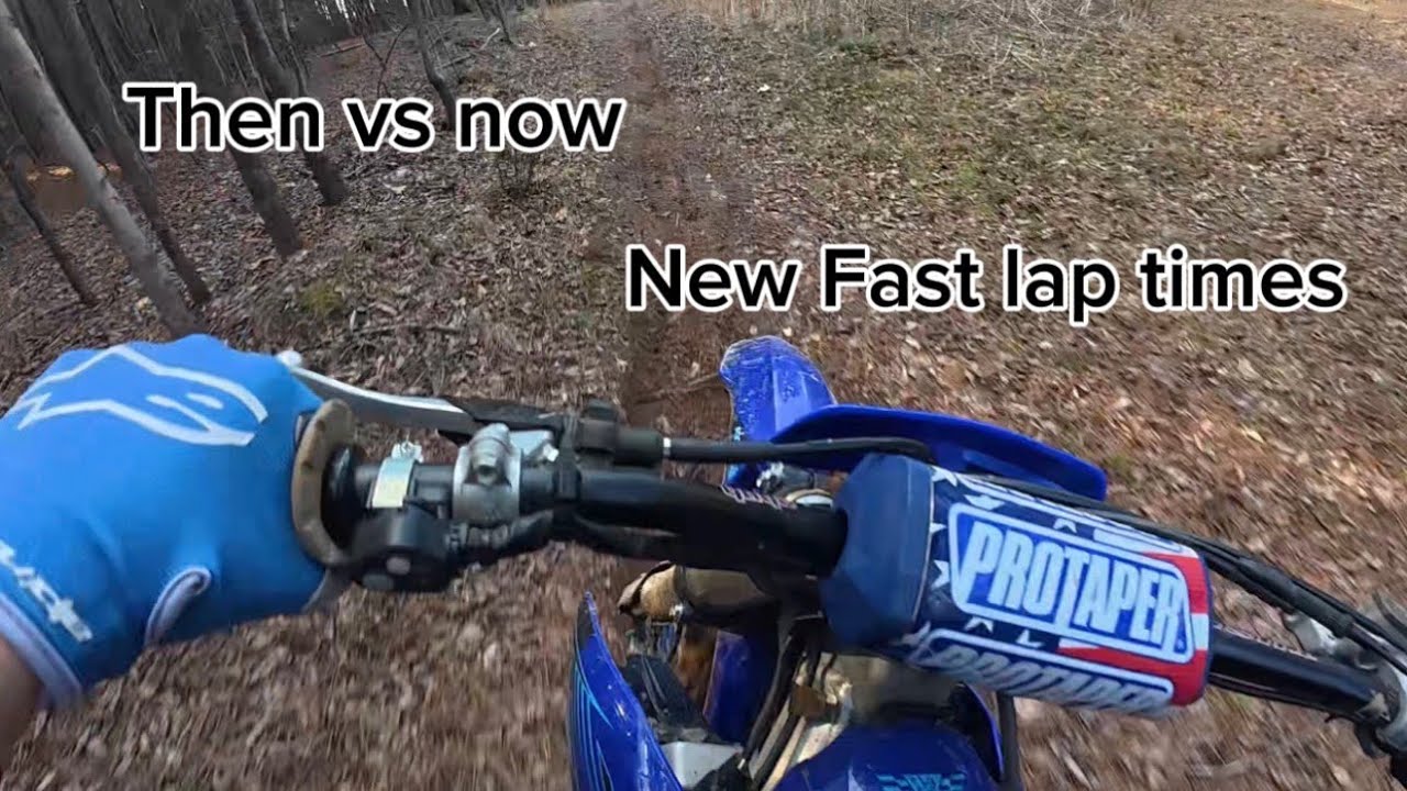 Comparing my fast laps from 6 months ago, did I improve? #motocross #dirtbike 
