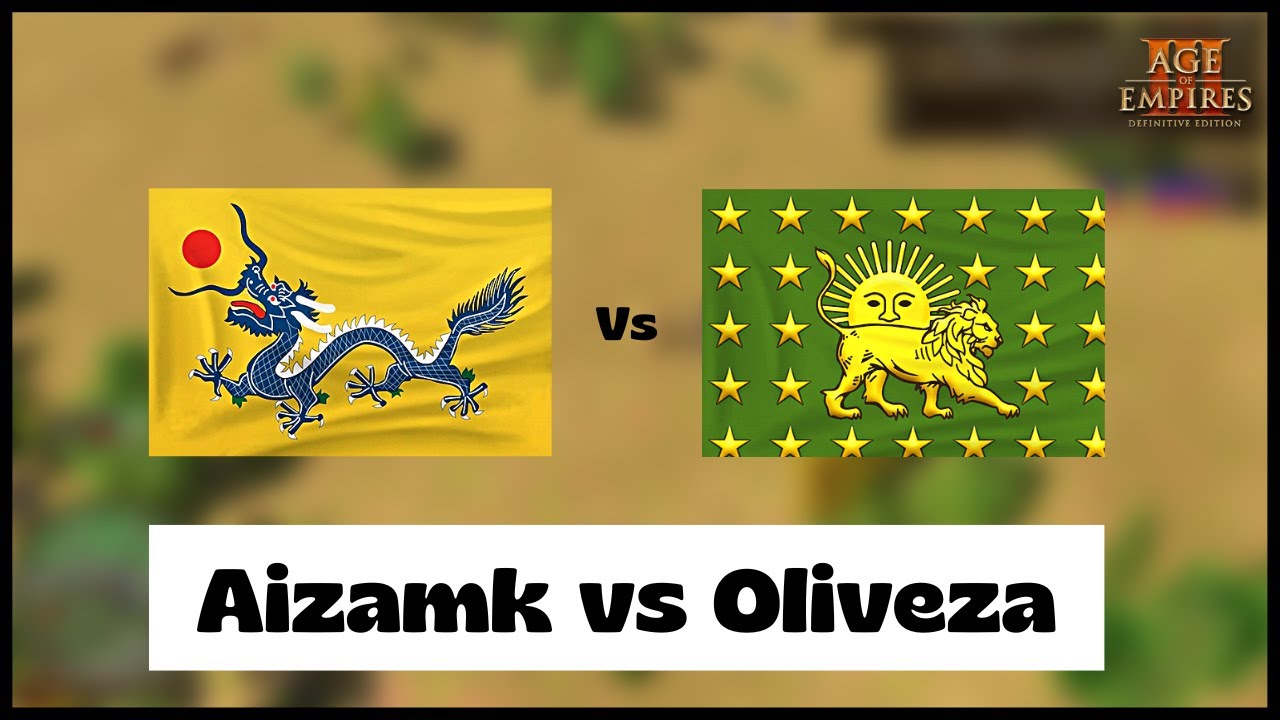 Age of Empires 3- China Vs India | Aizamk vs Oliveza | Aoe3 DE | Definitive Edition | UHD