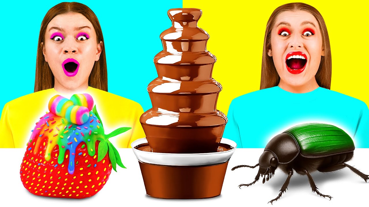 تحدي فوندو الشوكولاتة | وصفات مطبخ بسيطة BaRaFun Challenge
