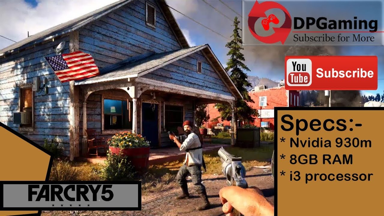 FARCRY 5 Gameplay on nvidia 930m, 8gb ram, I3 5005u 2.0 Ghz processor || no commentary