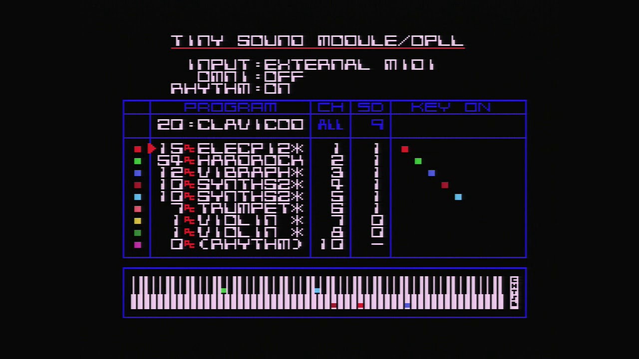 MSX+FM-PACをMIDI音源モジュールとして使ってみた