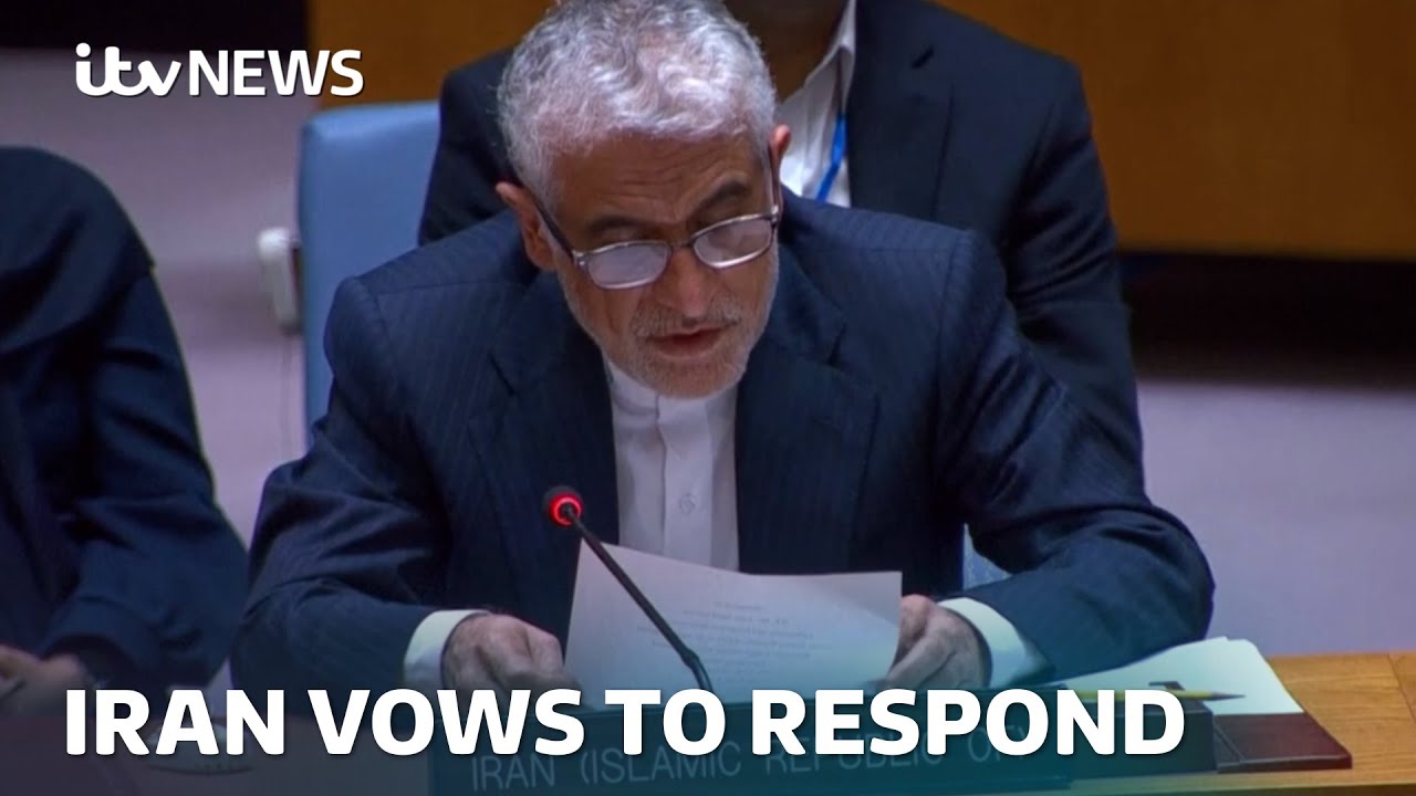 Iran vows 'proportionate' response to US, Trump defends claim nuclear sites 'obliterated' | ITV News