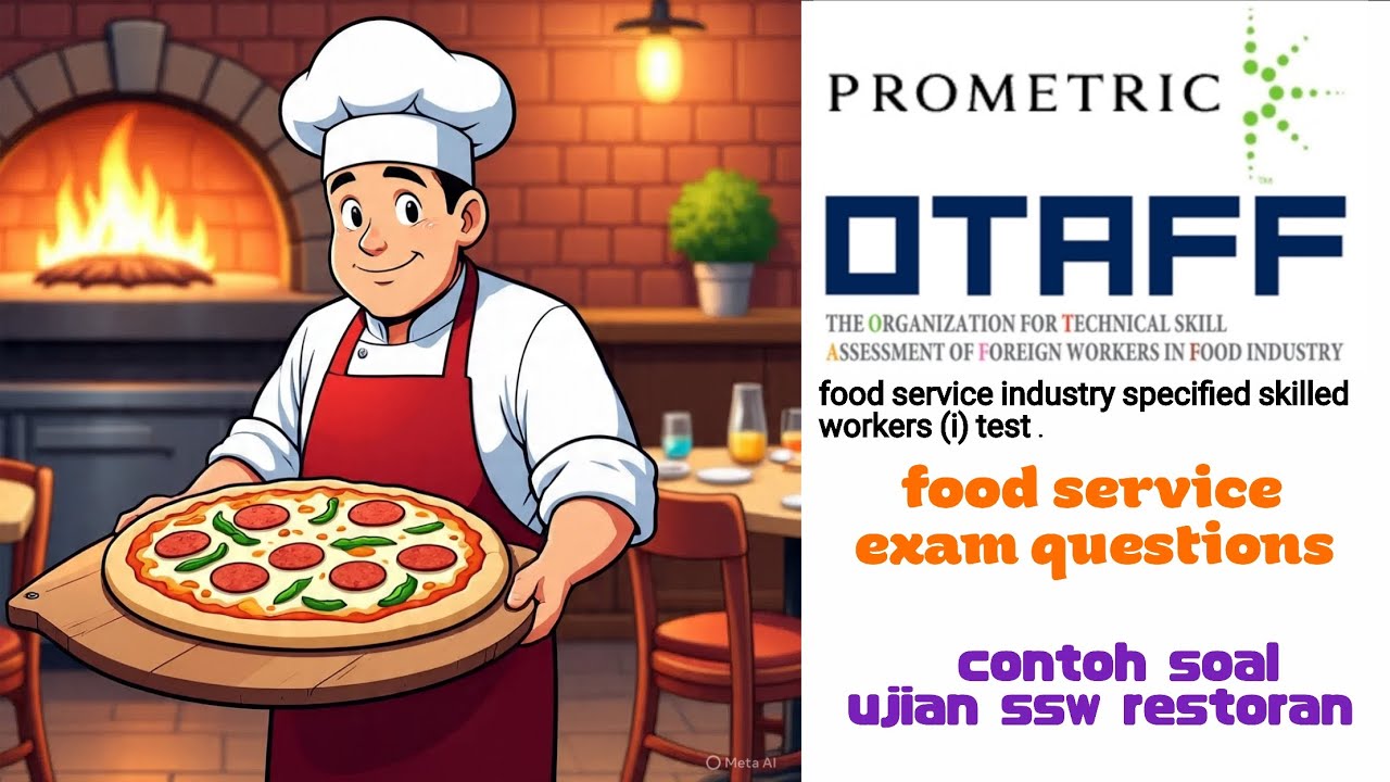 food service exam questions tokutei ginou || soal ujian ssw restoran |23 #studyjapanese