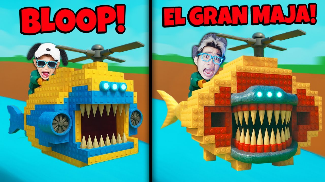 WOW! Kita Bikin Pesawat BLOOP Vs EL GRAN MAJA Sea Eater Super Kencang di Roblox Build A Plane!!!