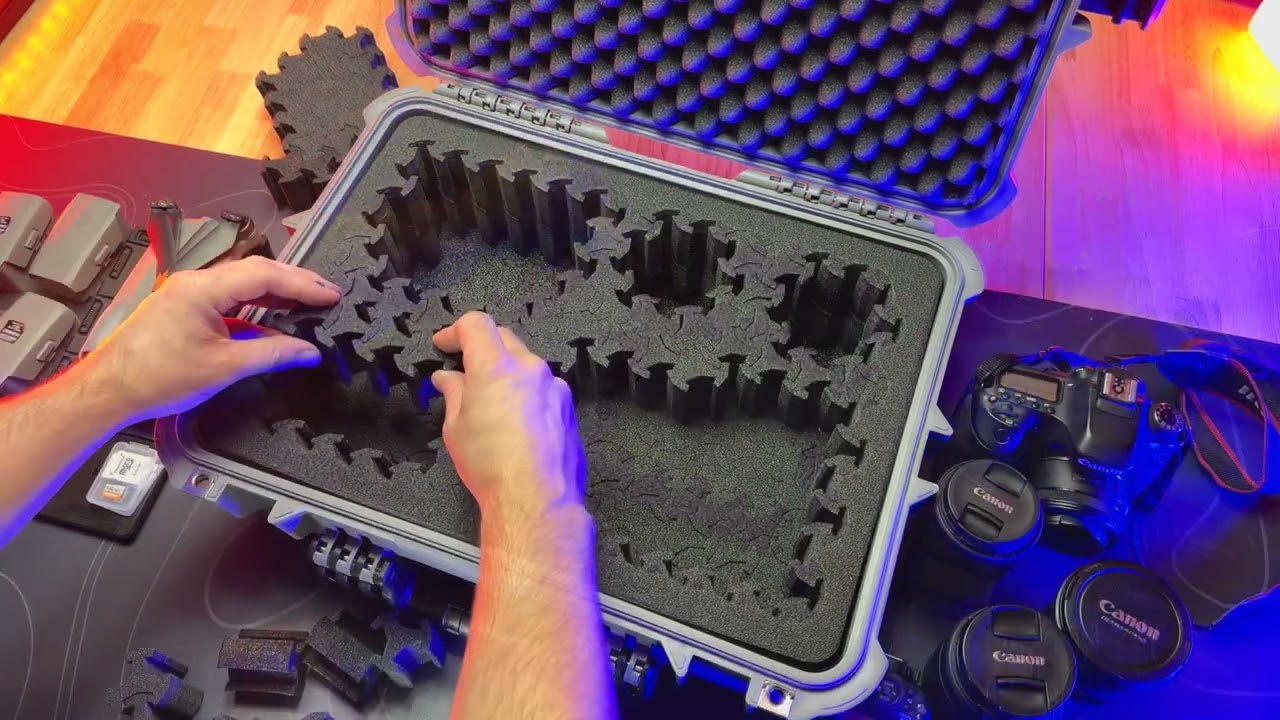 RAGAR Drone Case | Reconfigurable, Reusable Protective Foam by Eylar - Perfect for Drone & Cameras