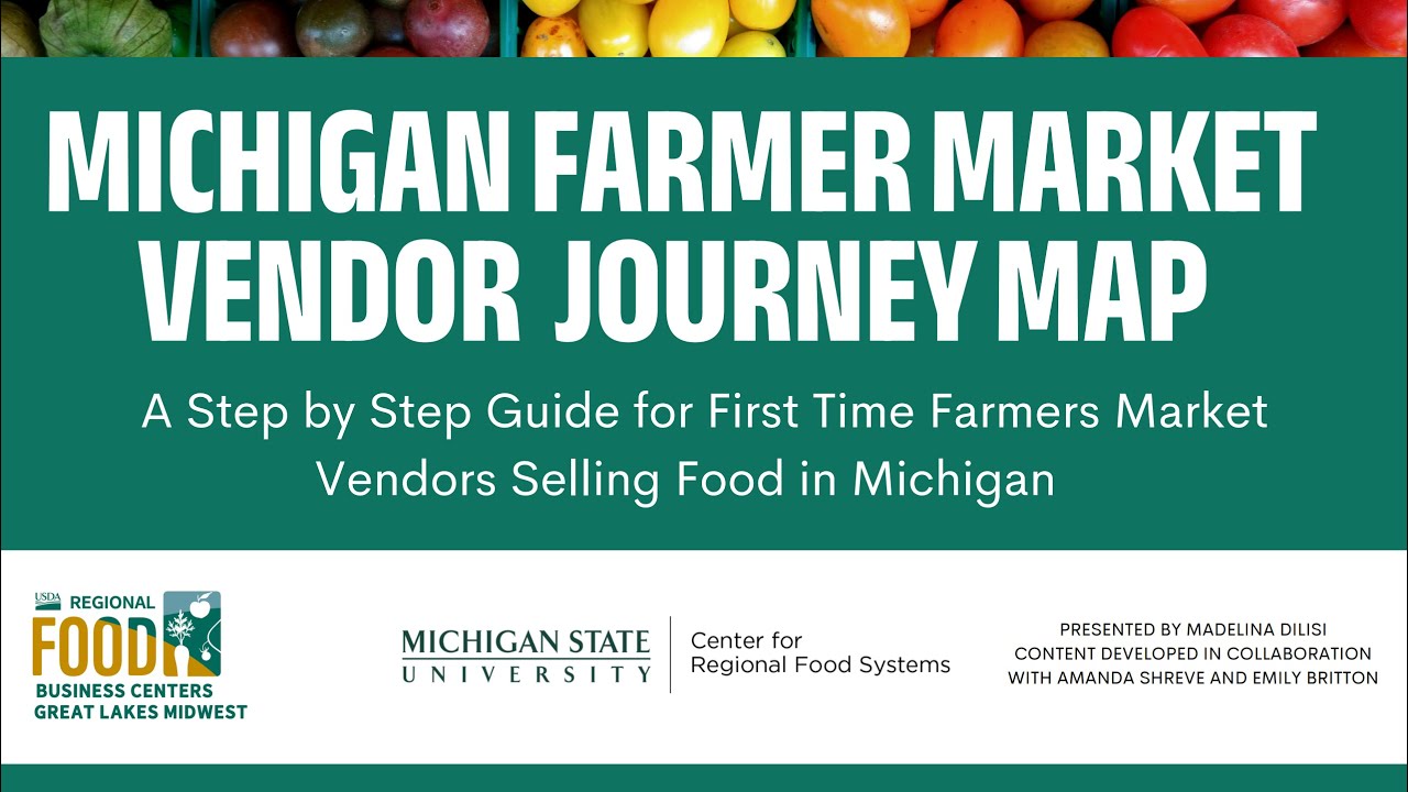 Michigan Farmer Market Vendor Journey Map: Recorded Presentation