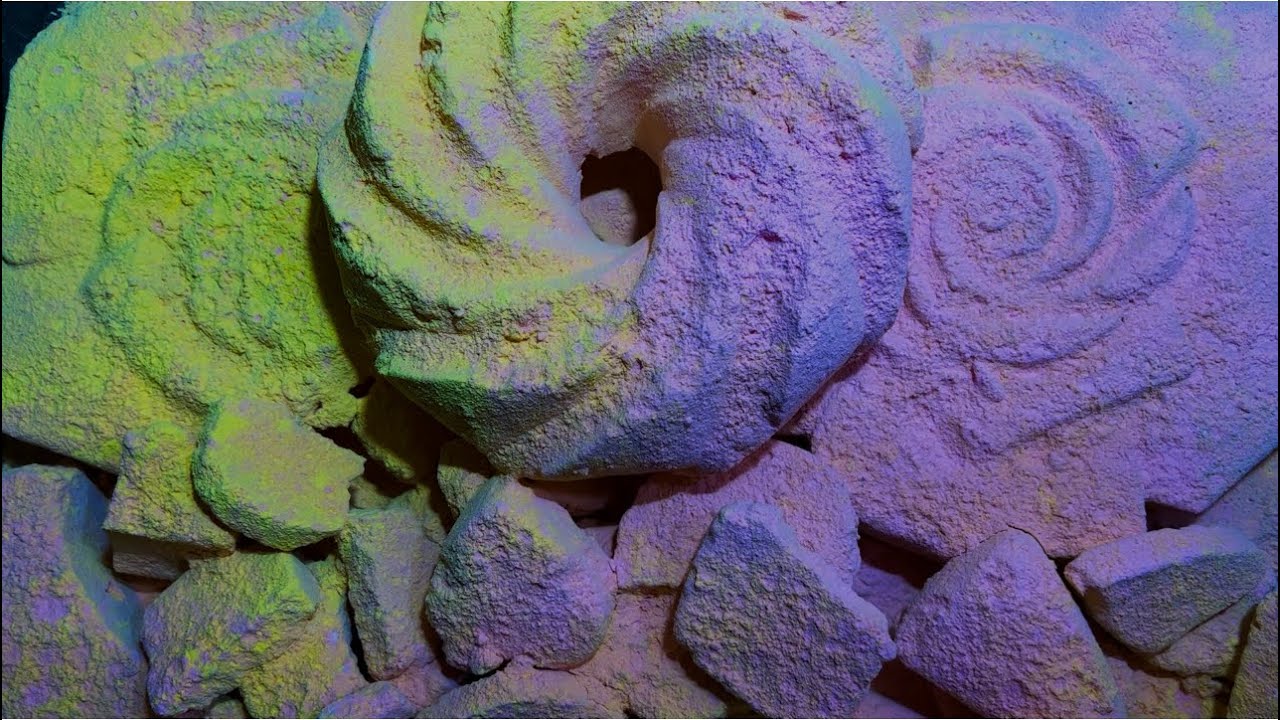Pink & Yellow Holi on Gymchalk Reforms | Asmr | Sleepaid | Satisfying