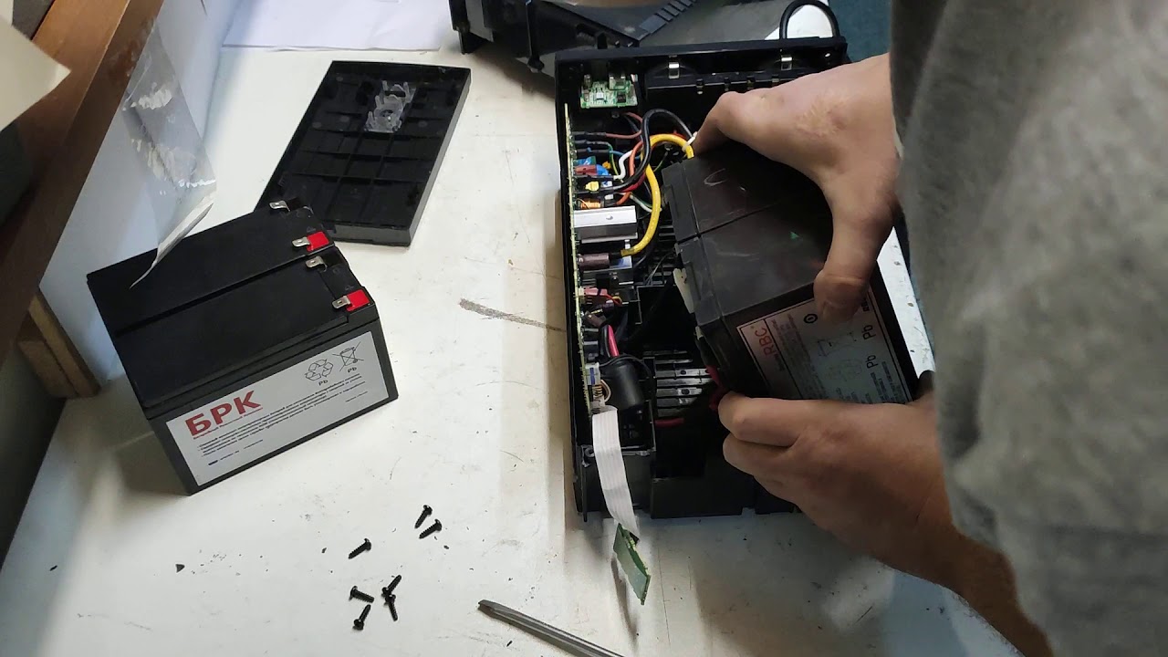 Замена аккумуляторов APC Back UPS 1100 (bx1100ci-rs)