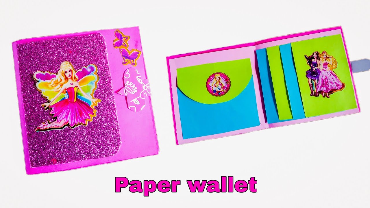 How to make paper wallet for girls | Easy and cute paper wallet | DIY origami paper wallet