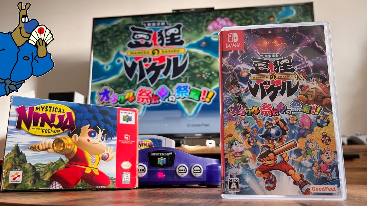 A spiritual successor to Mystical Ninja Goemon- Mameda No Bakeru!