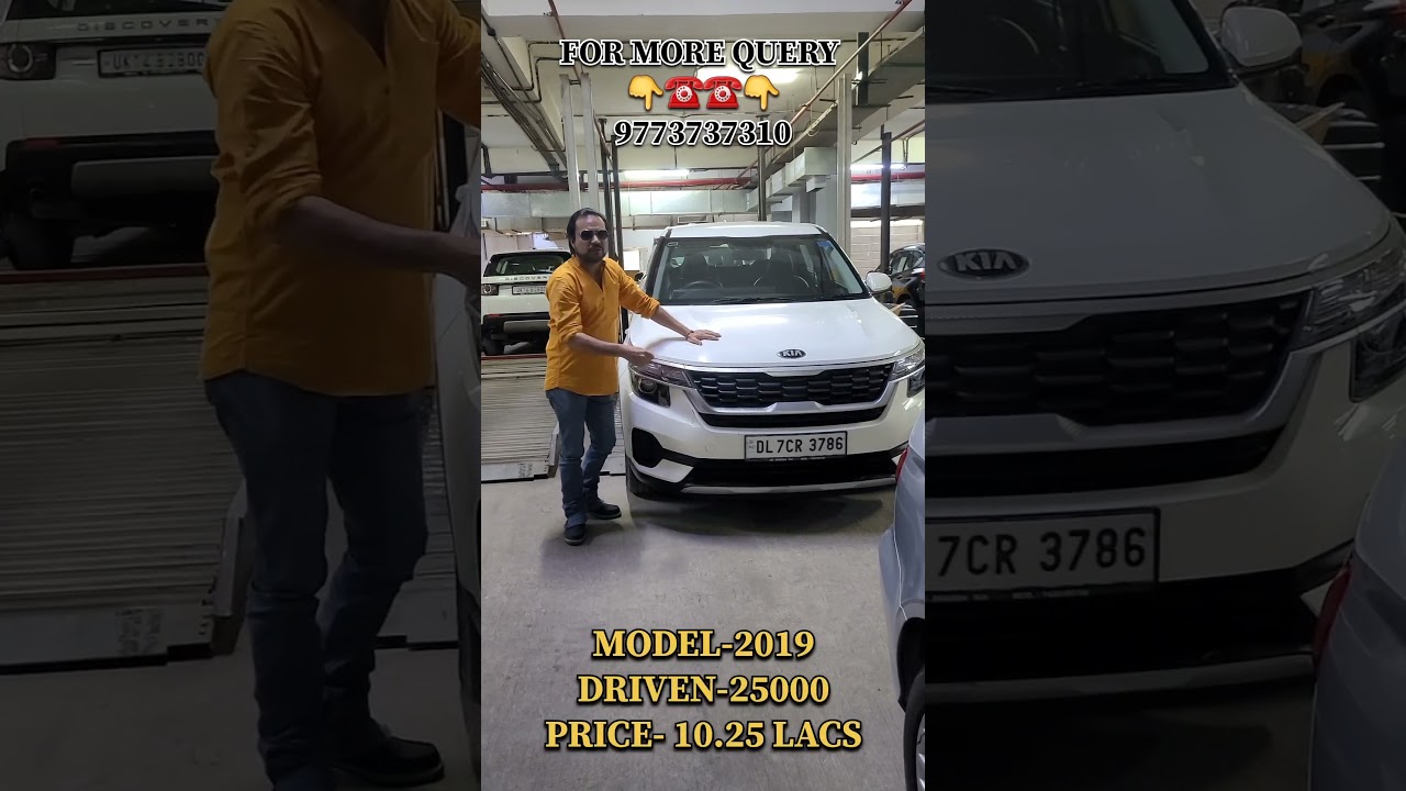 KIA SELTOS | 2019 | WHITE | DIESEL |MANUAL | 25,000 DRIVEN |CALL US - 📞 9773737310 📞 @BabaLuxuryCar