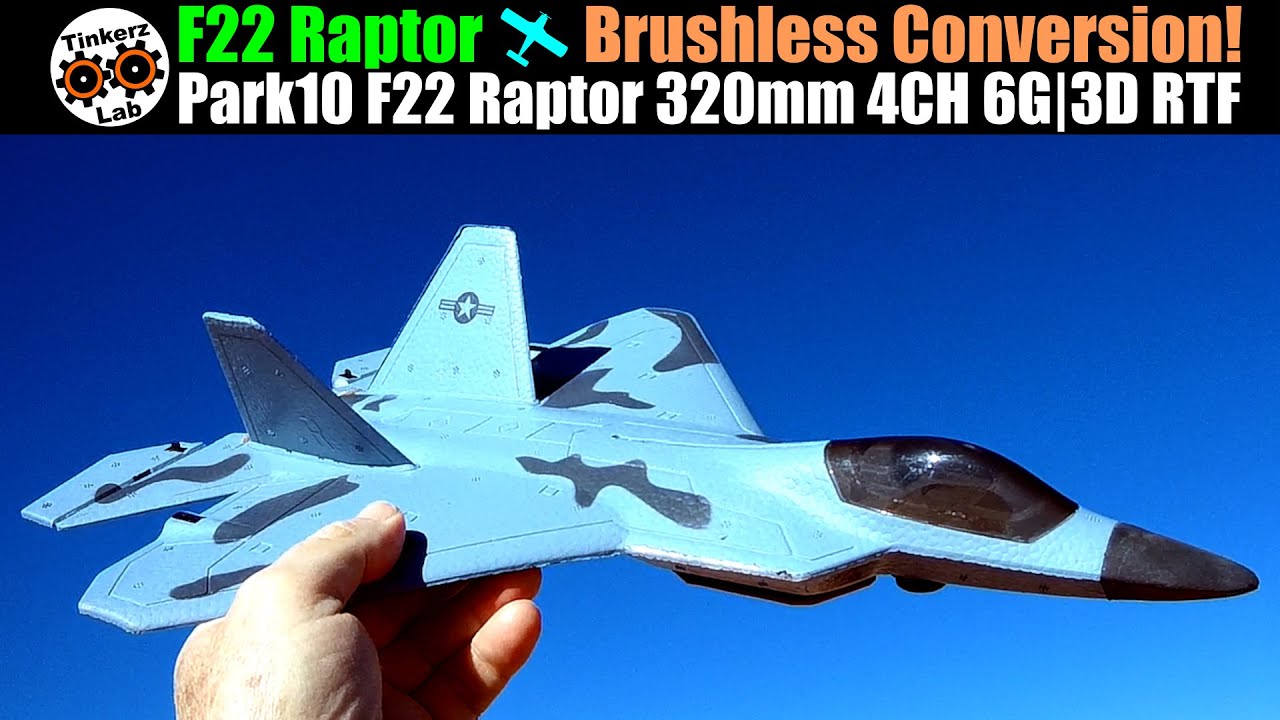 Что насчёт модернизированного F22? Park10 F22 Raptor 320 мм, двухмоторный, 4-канальный, реактивны...