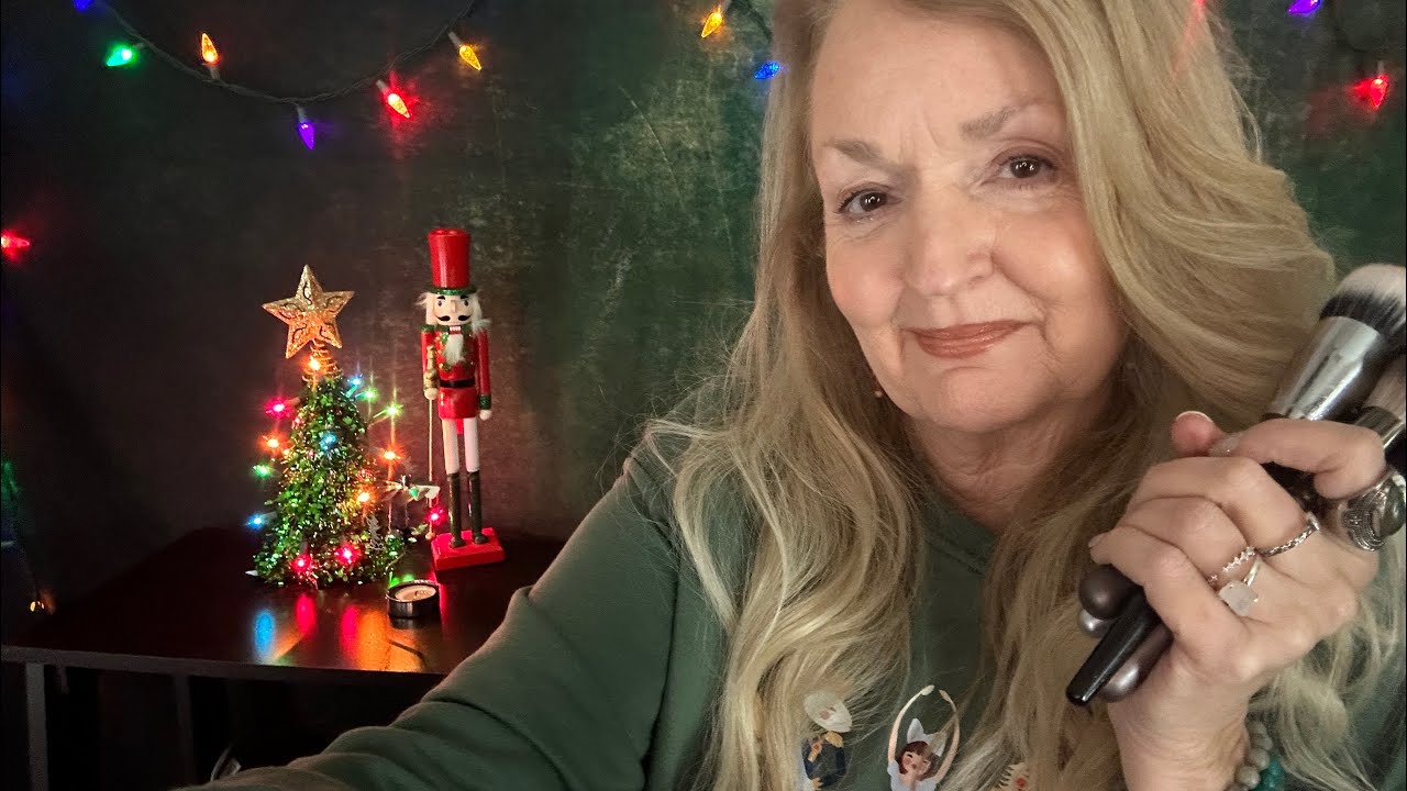 ASMR Mom Does Your Makeup For An Office Christmas Party 🎄🫶🏻 Personal Attention RP
