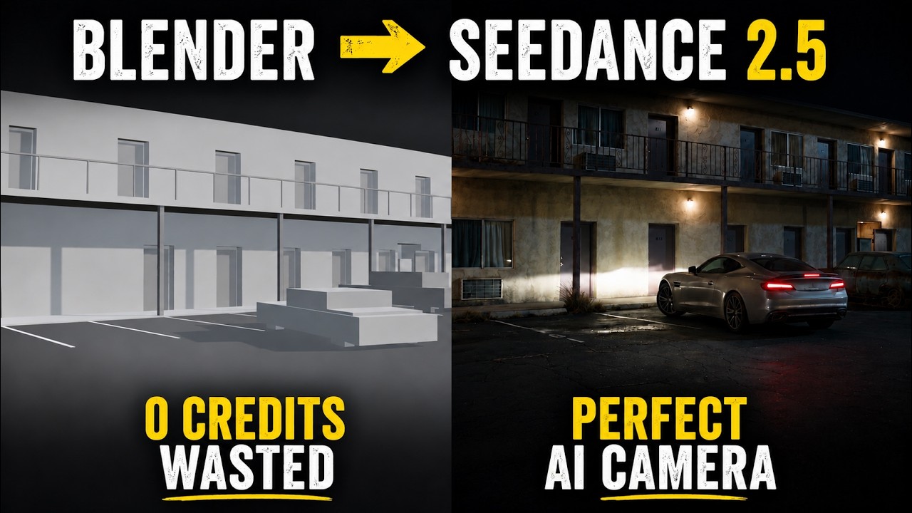 Seedance 2.5: как экономить кредиты ИИ с помощью Blender и Higgsfield