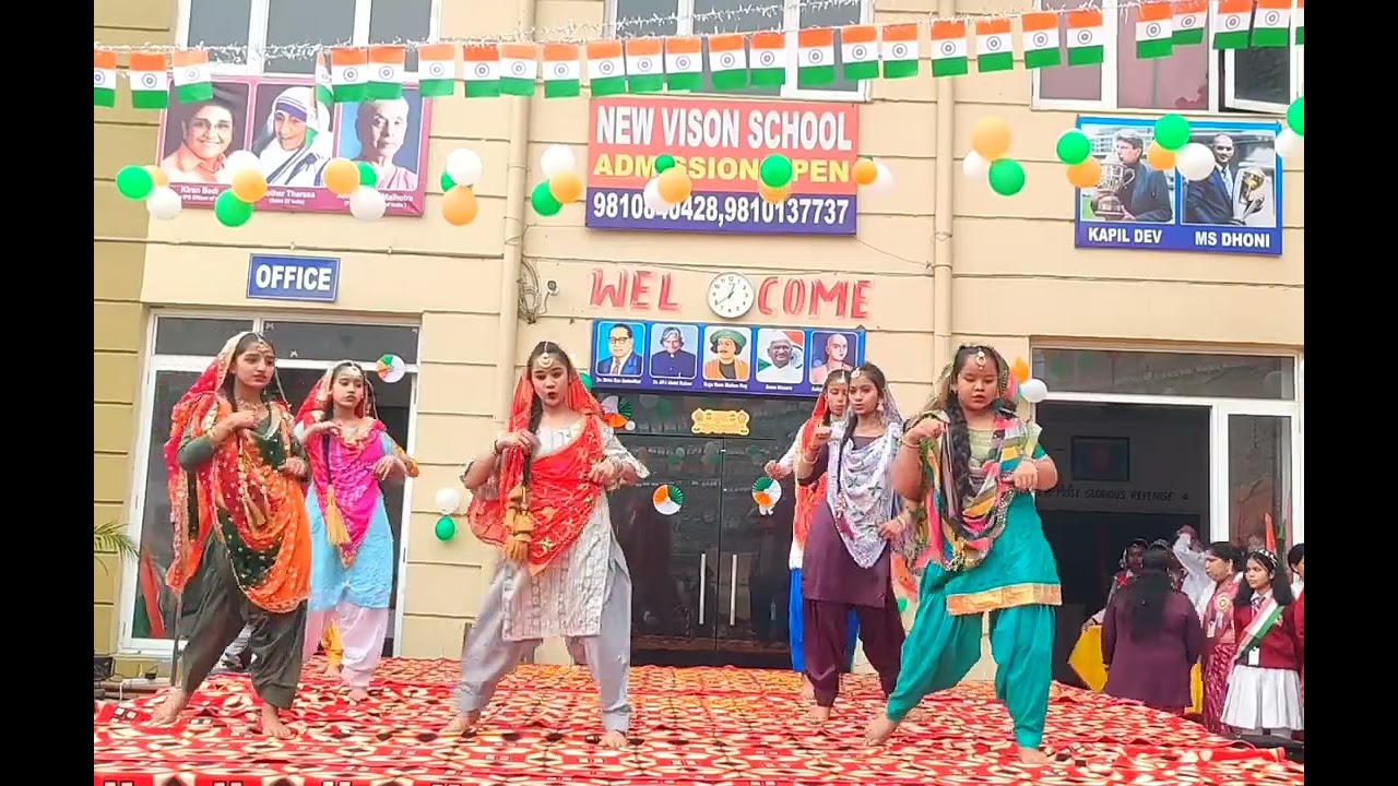 Punjabi Gidha at New Vision School
