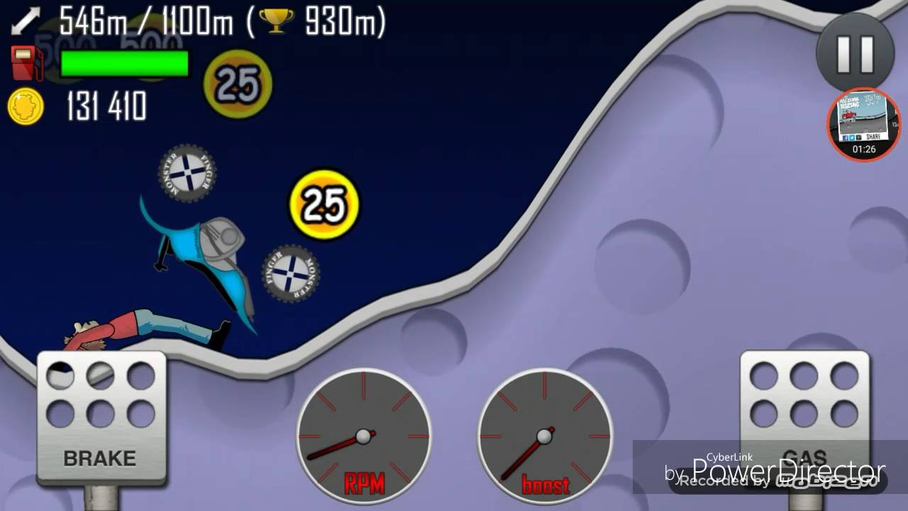 Lustige Fails in Hill climb racing Jami let's plays