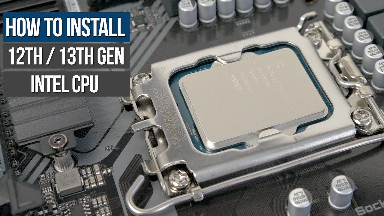Как установить процессор Intel 12-го/13-го/14-го поколения в материнскую плату LGA 1700.