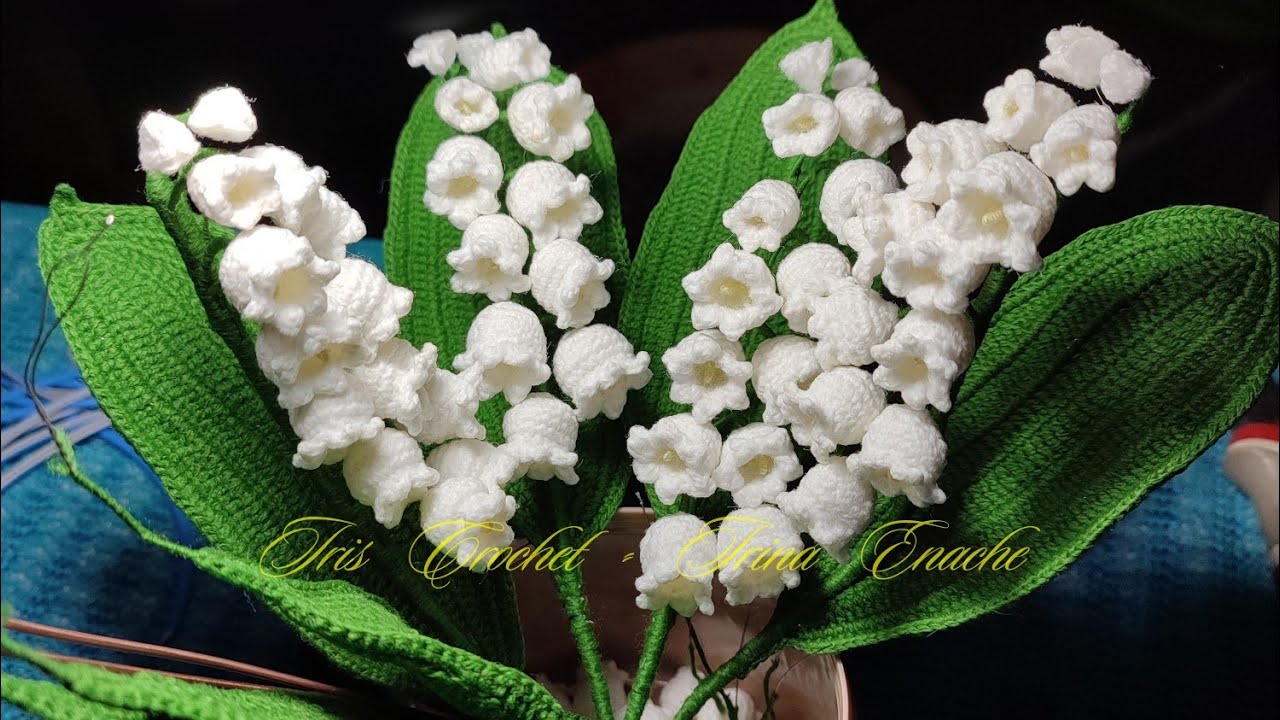 How to crochet Lily of the Valley final episode/Cum crosetam Lacramioare episod final