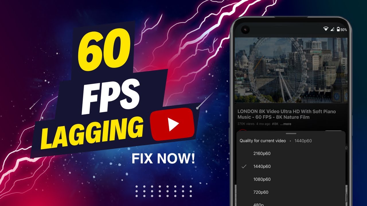 Тормозят 60 FPS видео в приложении YouTube? Вот как это исправить