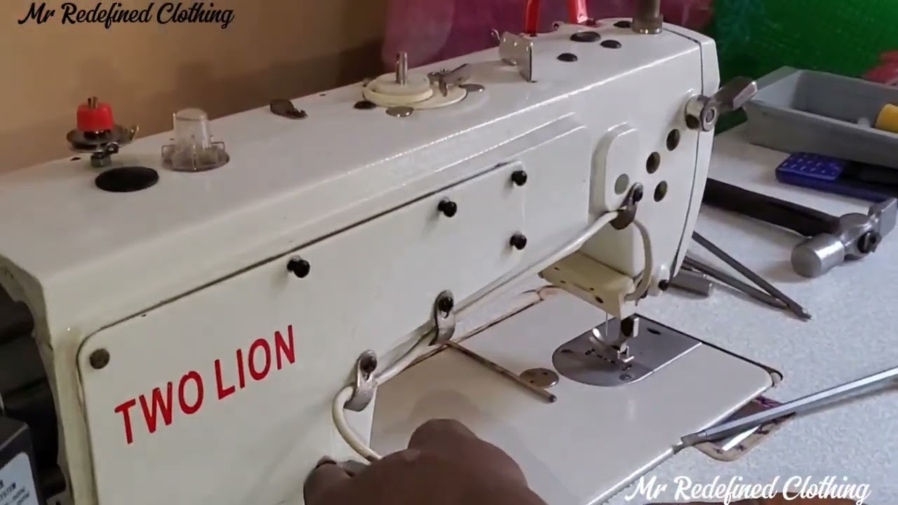 Two Lion Direct Drive Industrial Machine : Repair and fixing : oil change and maintenance#sewing#DIY