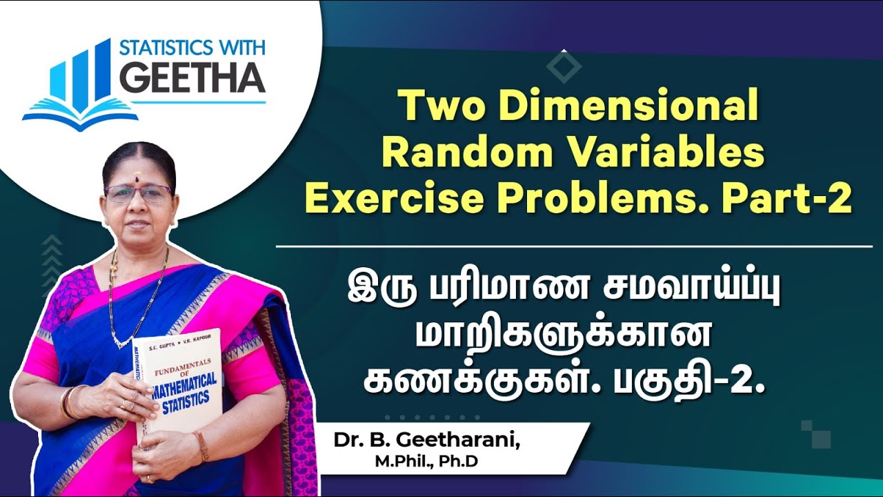 Two dimensional random variables exercise problems part 2