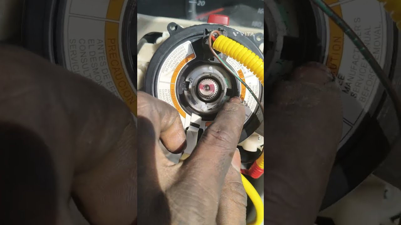 B1060-1B  driver air bag not horn working Chakri replace how to eco driver Chakri replace