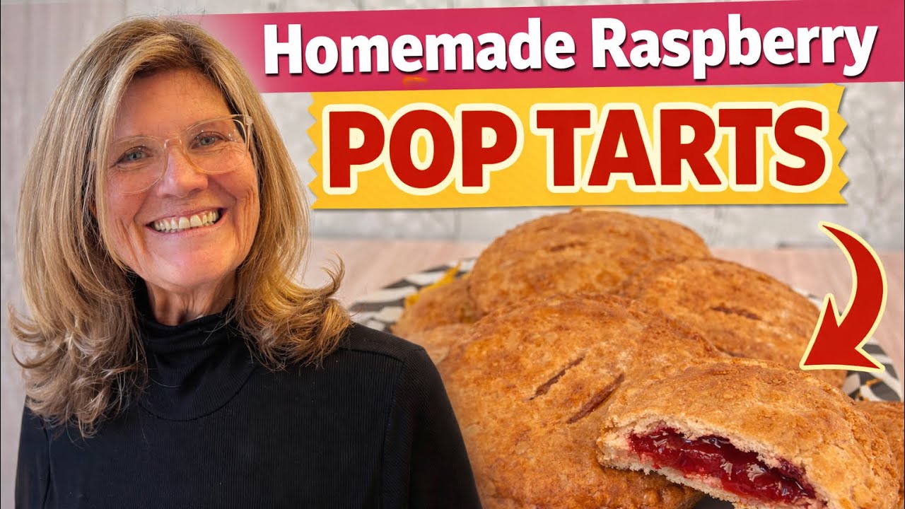 Идеальные домашние малиновые пирожные Pop Tarts | Свежемолотая мука и домашний джем #threeriversc...