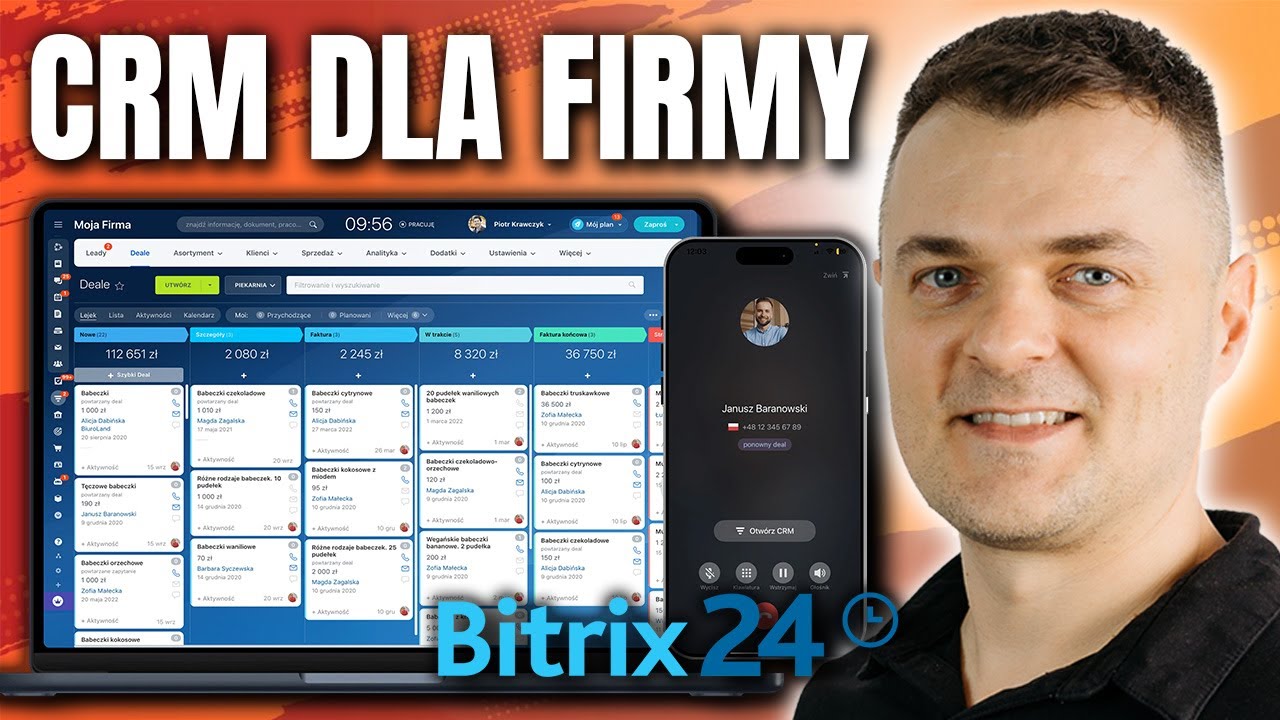 CRM dla Firm? Bitrix24 – Leady, Sprzedaż i Klienci w Jednym Systemie