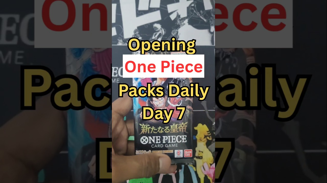 Did I pull Manga rare? One Piece OP09 Booster pack opening!!! Day 7! #onepiececardgame #pokemoncards