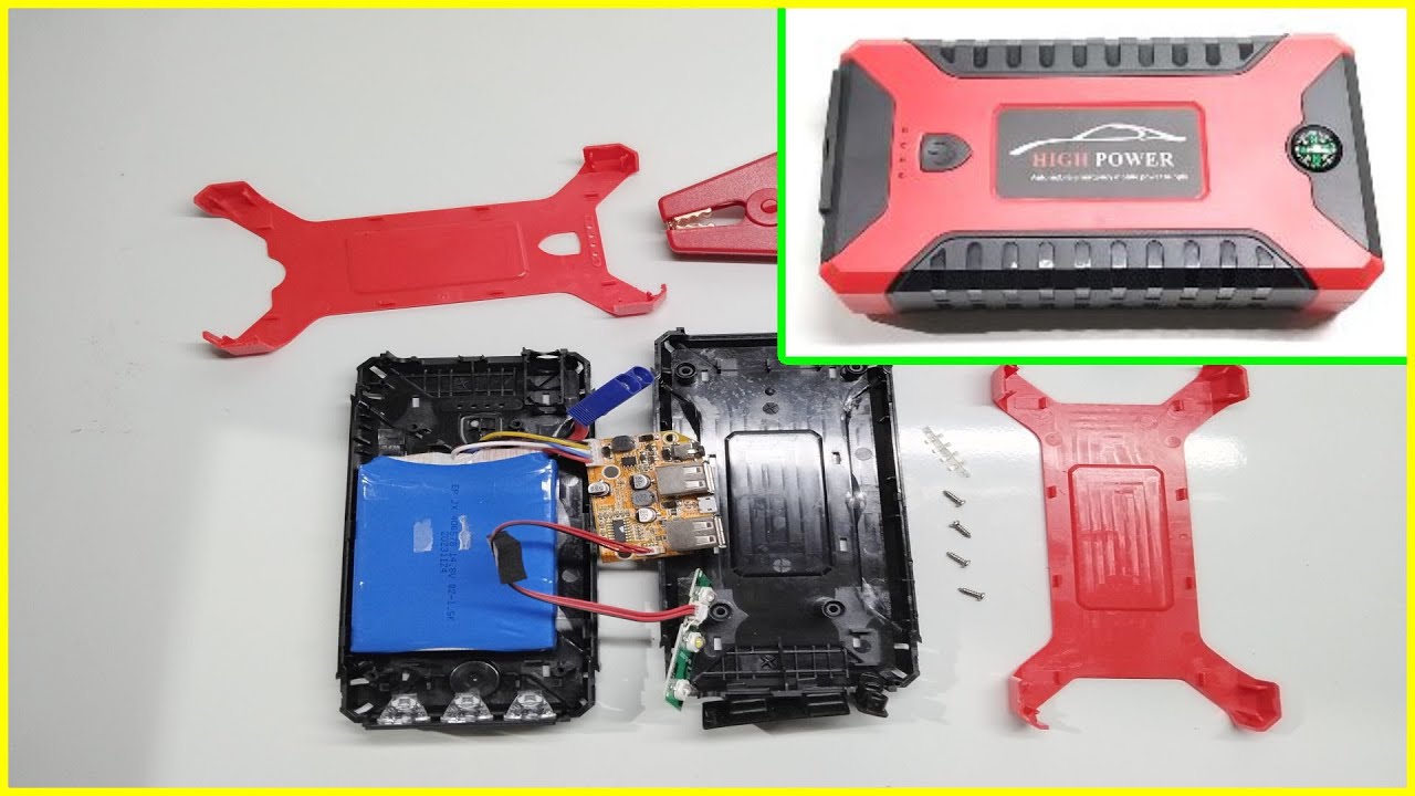 Discovery inside the lithium jump starter - JX27 - Khám phá bên trong bộ kích điện nổ máy ô tô