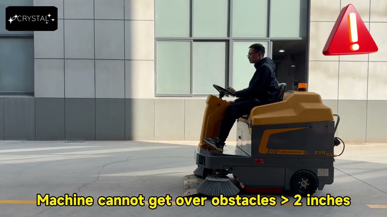 CSR55 Ride on Floor Sweeper Unbox