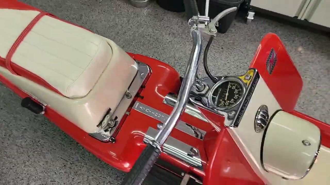 1961 Harley-Davidson Topper cold start