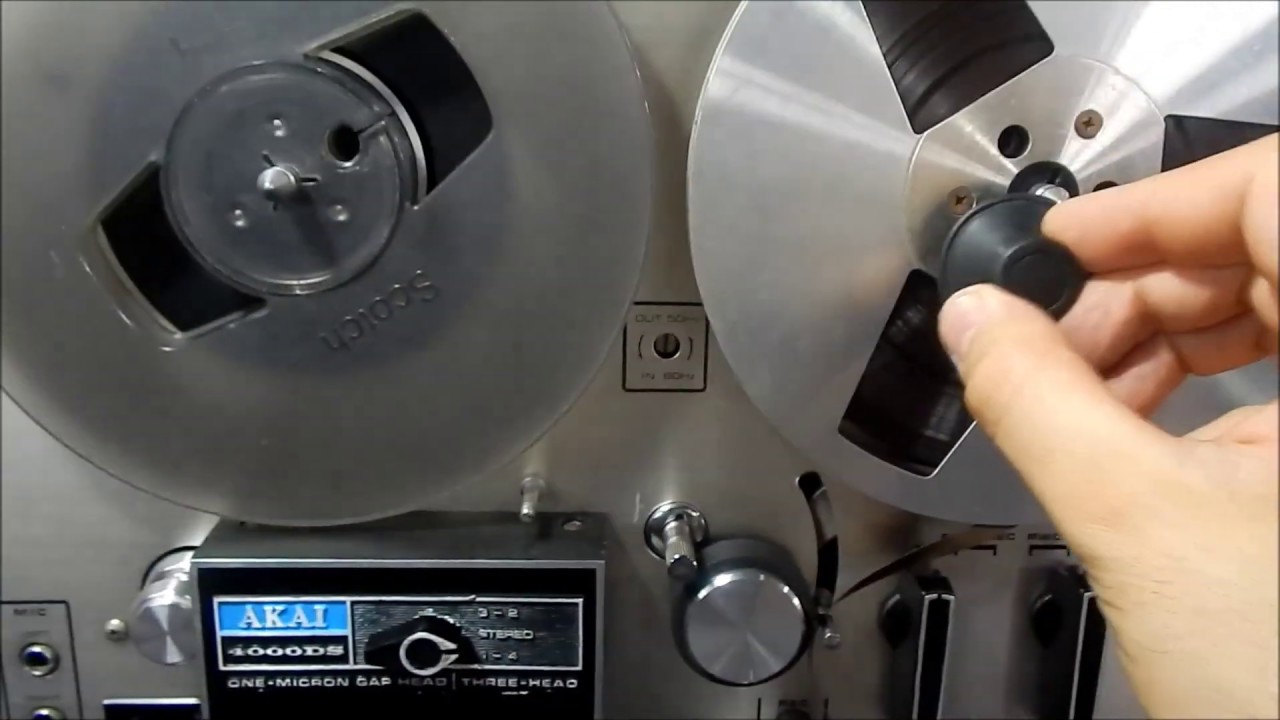 AKAI 4000DS - DICA  LIMPEZA- TAPE DECK  DE ROLO  VINTAGE