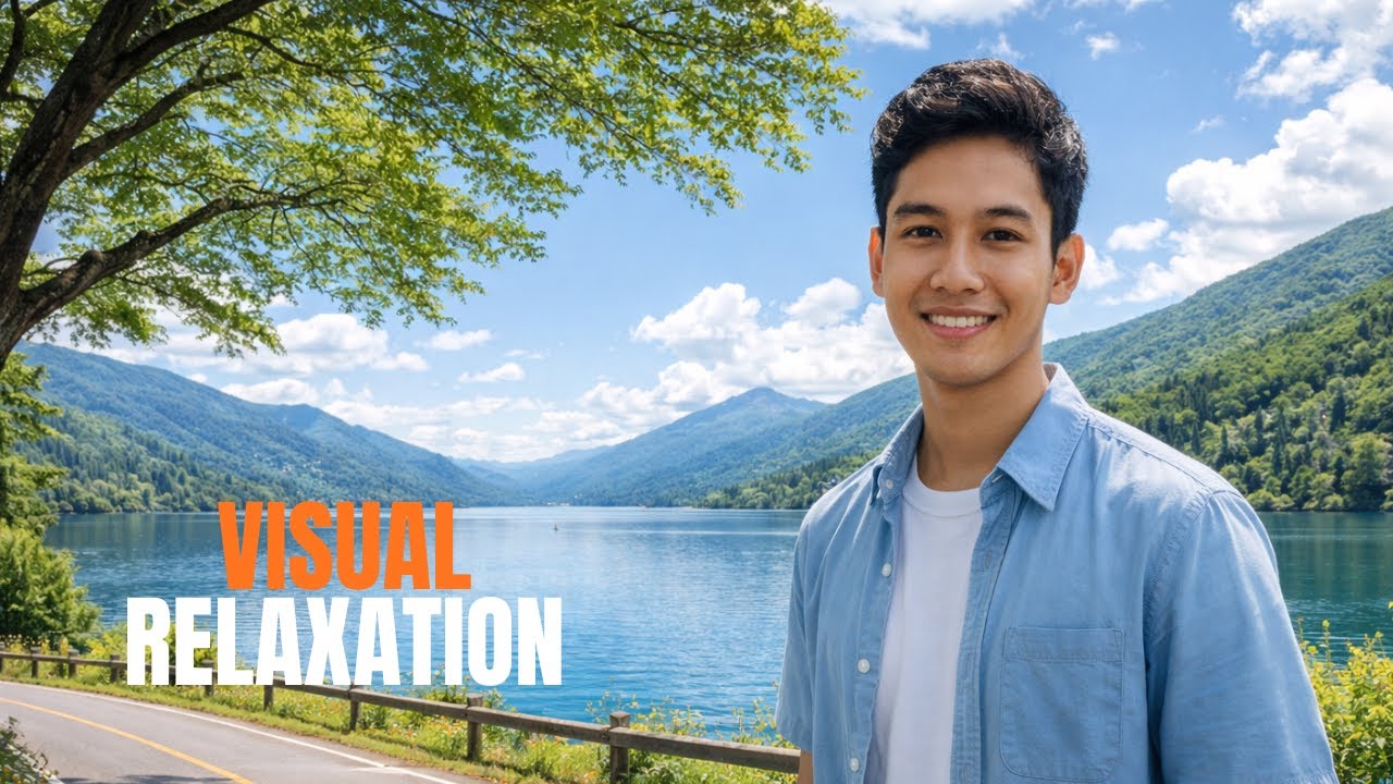 Peaceful Nature Moment | Relaksasi Diri dari pemandangan jalan raya yang indah dan realistis