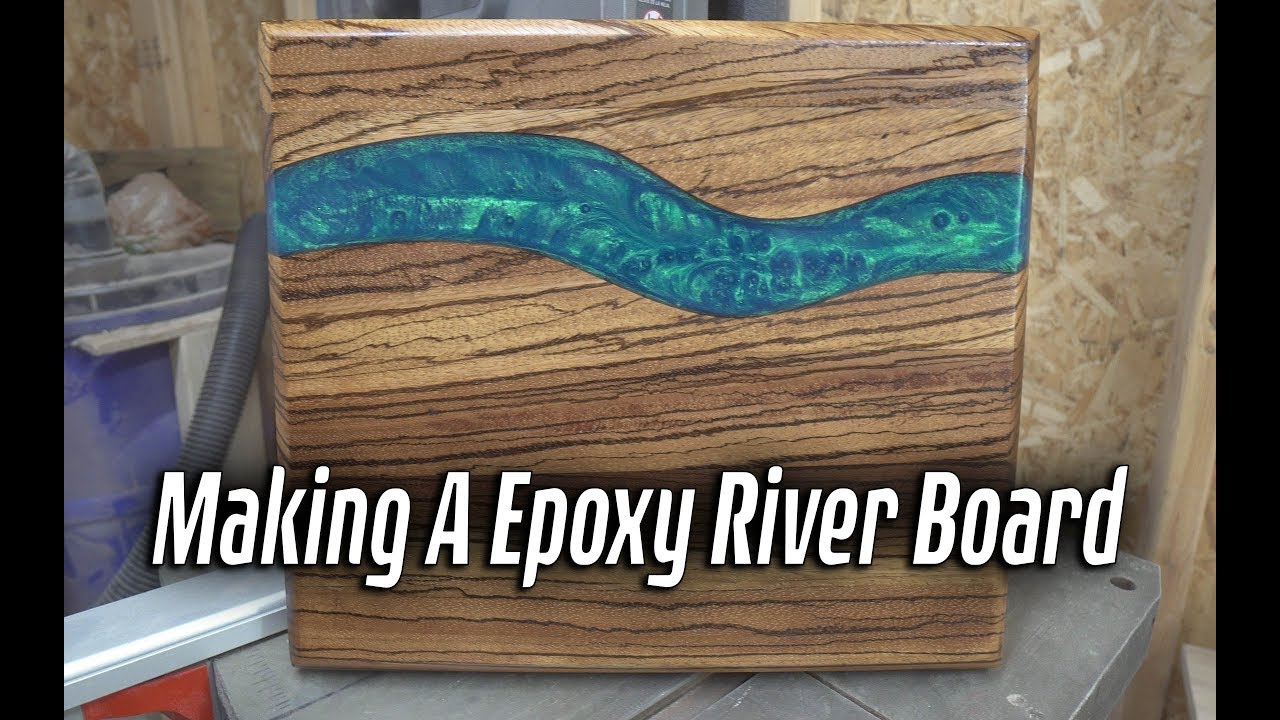 Making A Zebrawood Epoxy River Board (4k)