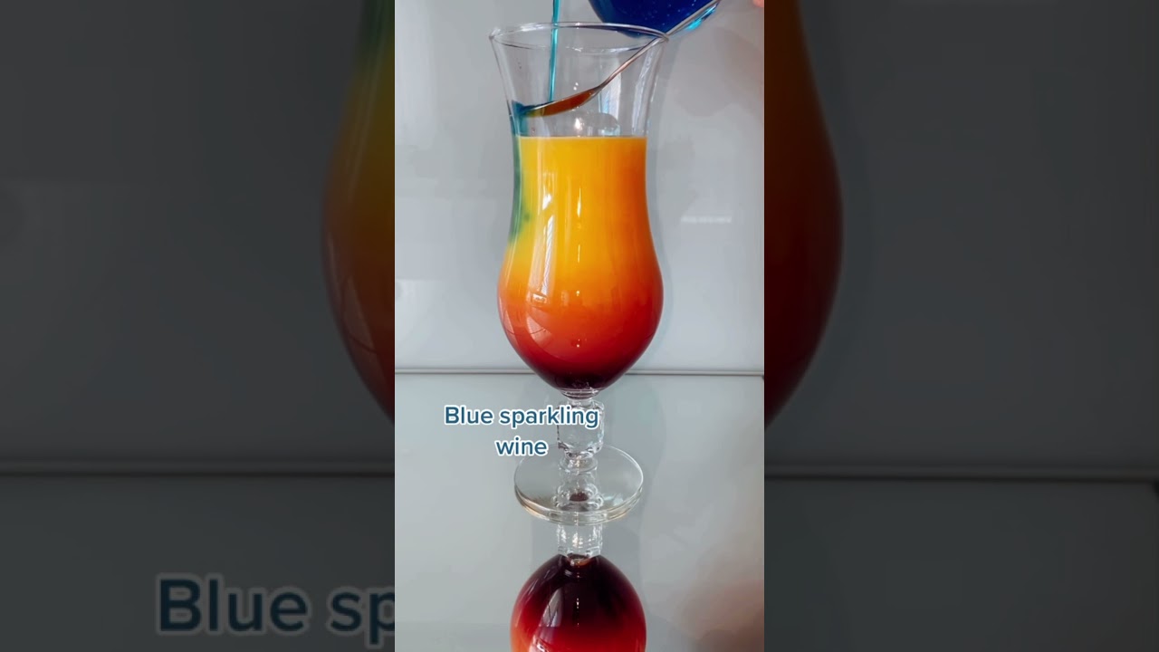 Rainbow Cocktail #Shorts #drink #cocktail #rainbow