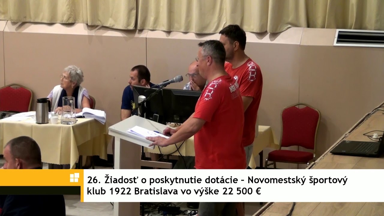 8. Zasadnutie Miestneho zastupiteľstva MČ Bratislava Nové Mesto (2018 - 2022) časť 9
