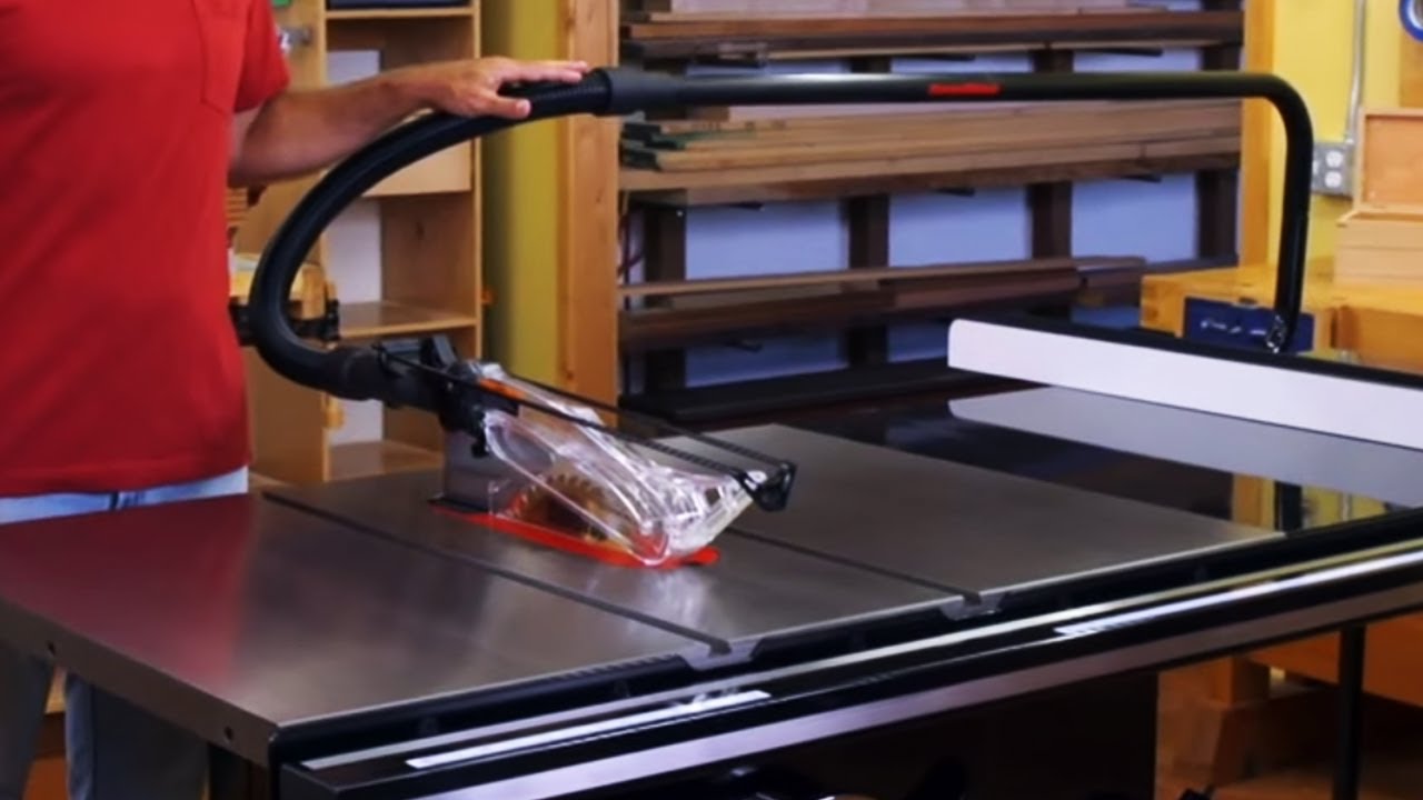 SawStop Professional Cabinet Saw - Dust Collection