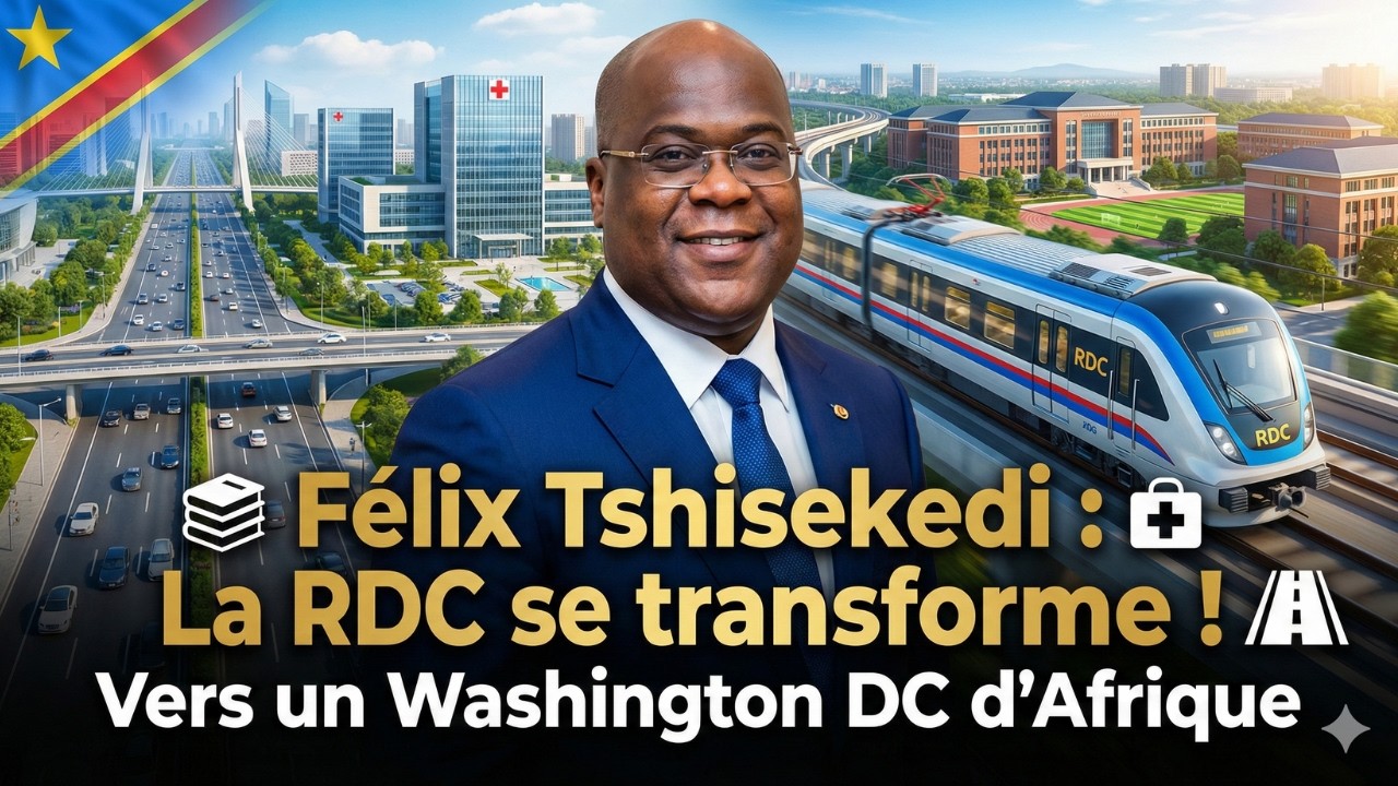 Félix Tshisekedi transforme la RDC : Vers un “Washington DC de l’Afrique” !